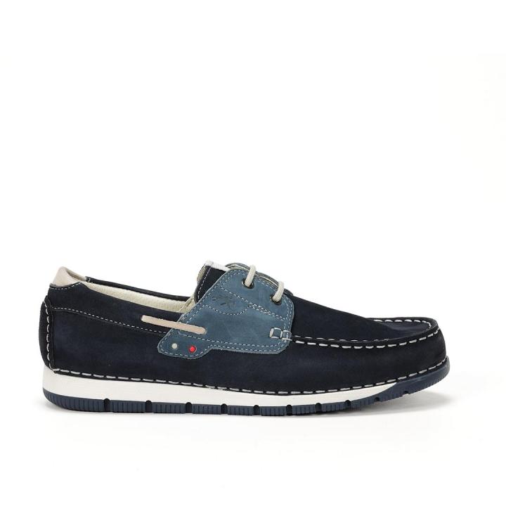Chaussures Bateau Fluchos F1448 Cross Stone+COM.4 Andrey - Cuir, Semelle Sport, Taille 45