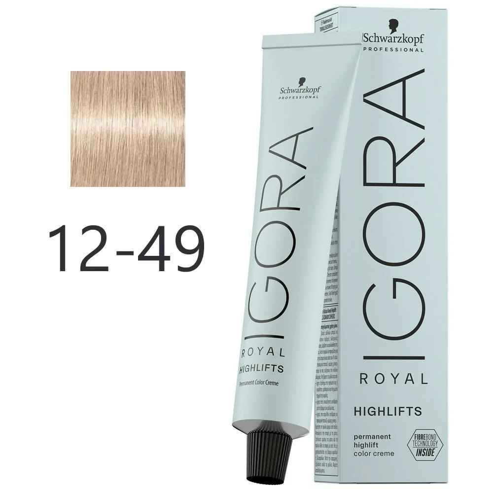 Schwarzkopf IGORA Royal Highlifts Nr. 12-2 Spezialblond Asch - 60 Ml