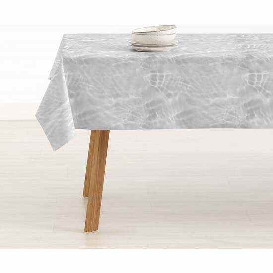 Mantel PVC Gris Lunares Jolee – Impermeable, Varios Tamaños (Redondo, Cuadrado, Rectangular)