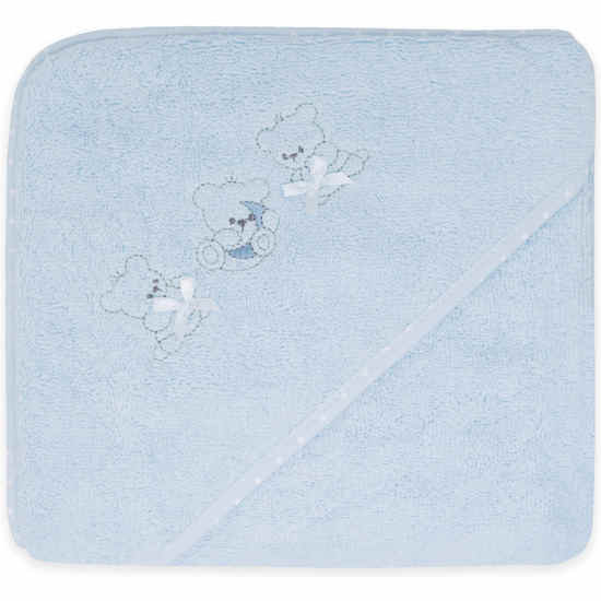 Baby Bites Duffi Baby 0930-11 Maxi drap de bain brodé 100 x 100 cm