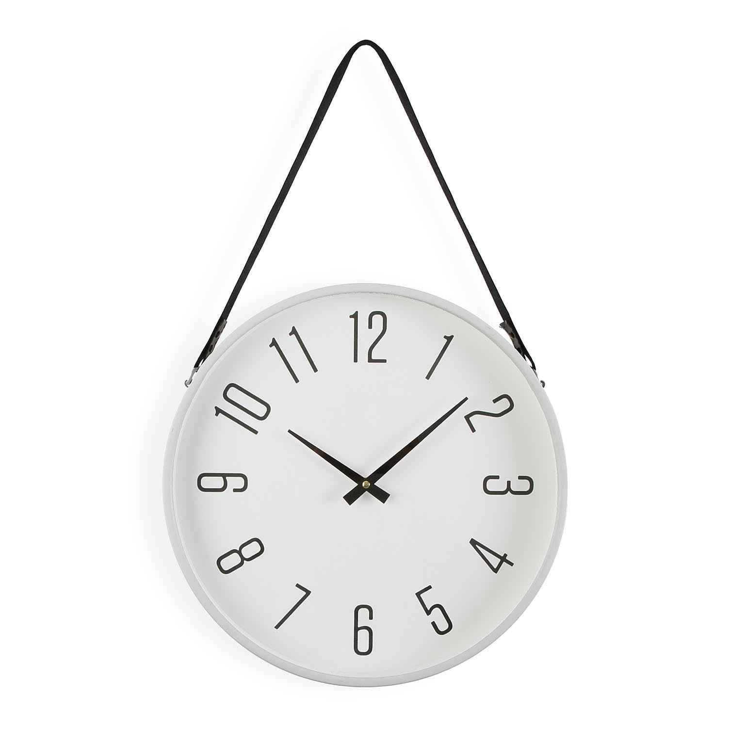 TFA Orologio Da Parete Radiocontrollato 60.3522.02 – Plastica Bianca 30x30 Cm, Grandi Cifre