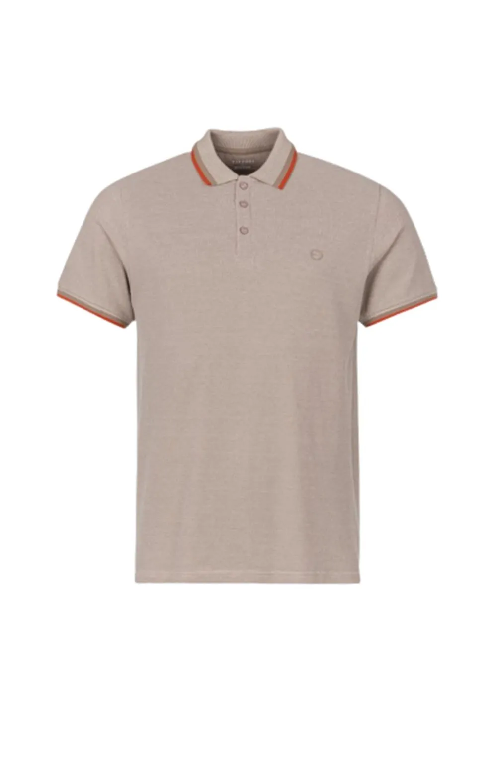 Sweat-shirt Tiffosi Homme - Marron, Col Rond, Intérieur Peluche Douce, Coupe Régulière - Confort Quotidien Décontracté