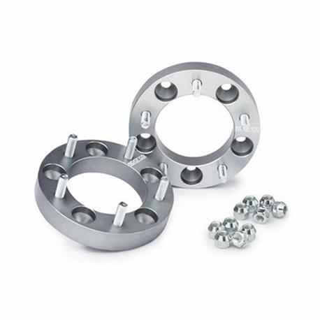 Juego De 2 Separadores Para Llantas De Coche - Grosor 5mm, PCD 4x98, CB 58.6, Aluminio Negro, Para Mayor Estabilidad