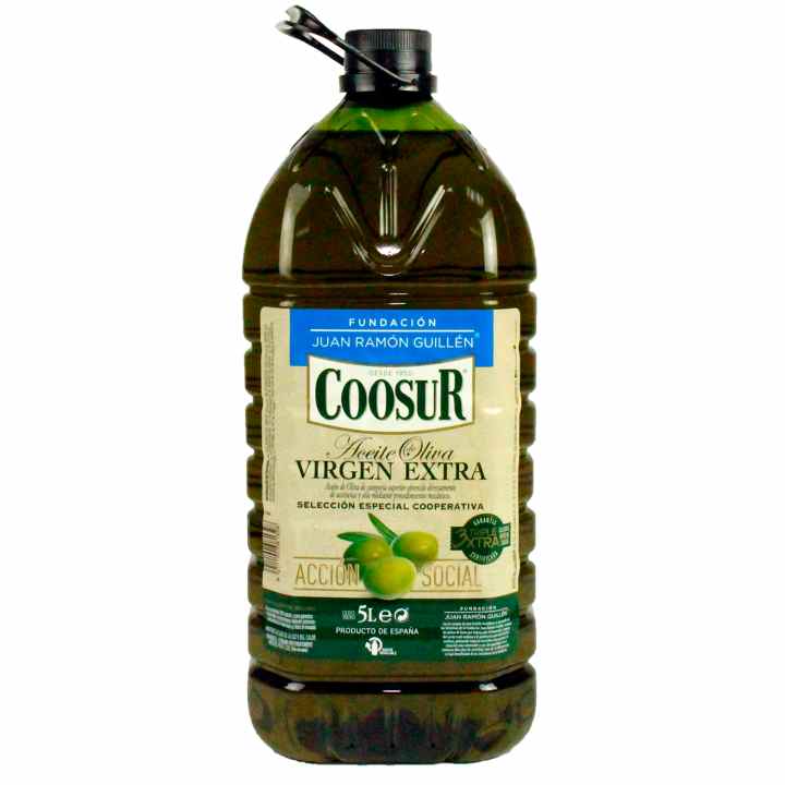 Aceite de oliva virgen extra selección cooperativa FJRG 5L – Coosur