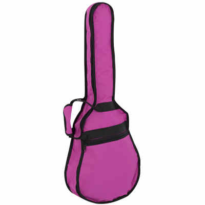 Funda Per Chitarra 1/4 - Zaino Portatile In Tessuto Resistente | Colore Fucsia - Foto 3