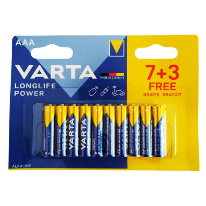 Varta Batterie Alcaline High Energy - Stilo AAA LR03 1,5V - Confezione Multipla (Verifica Formato) - 5