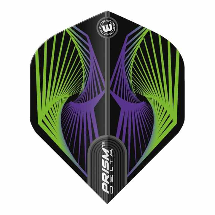 WINMAU Prism 1.0 Verde Steli Freccette Ex Short In Policarbonato