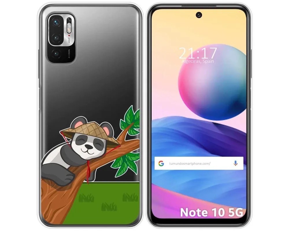 Cover Gel Trasparente per Xiaomi Redmi Note 10 5G / Poco M3 Pro 5G Disegno