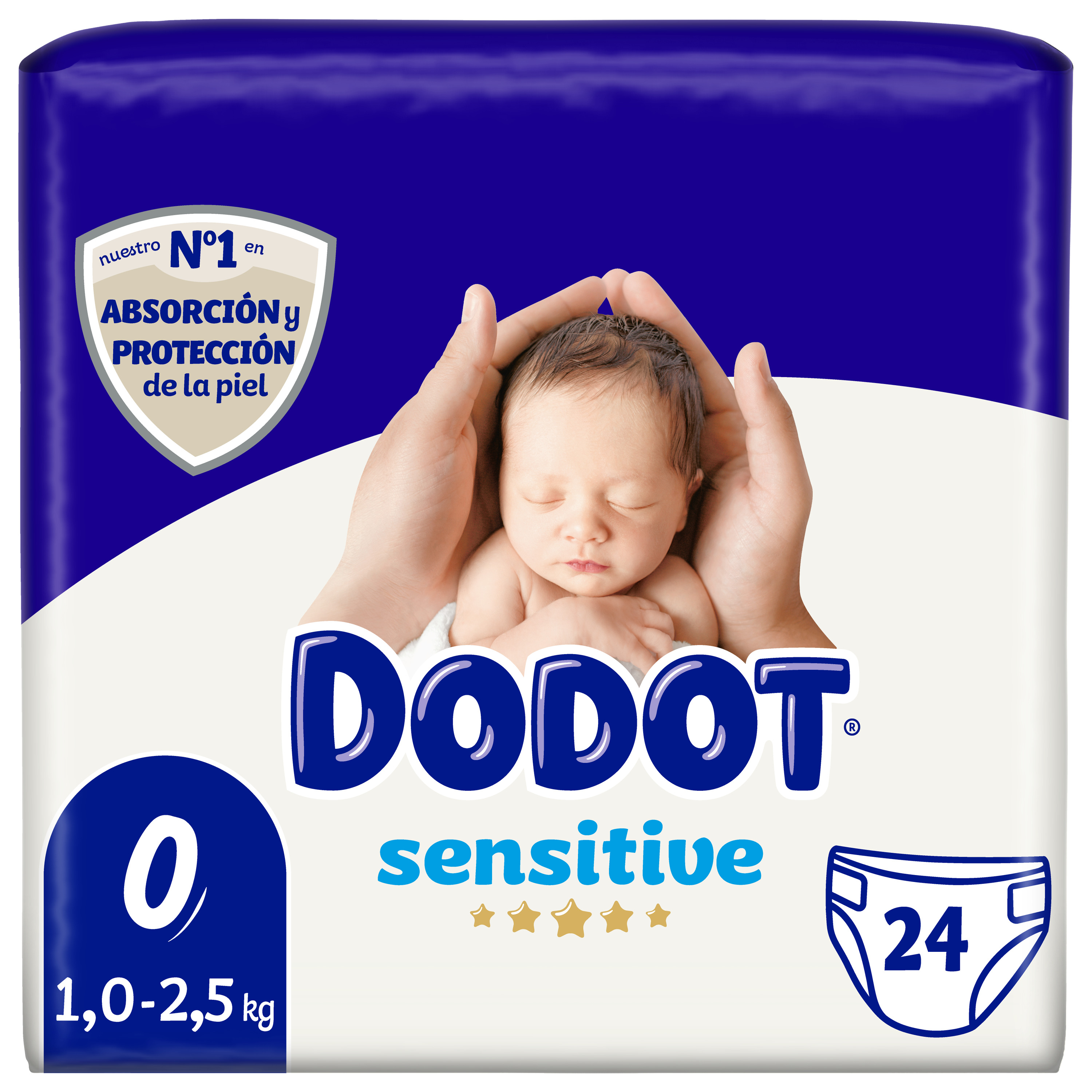 Paquete de pañales Dodot Sensitive talla 0 por sólo 7.53€ ¡¡37% de descuento!!