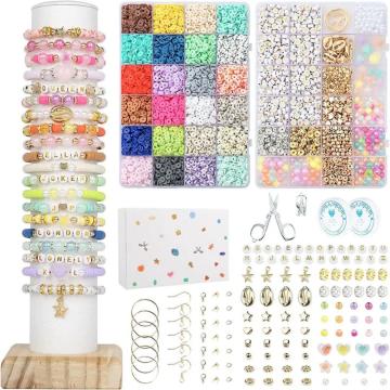 Kit de 90 piezas para hacer pulseras de abalorios para niñas