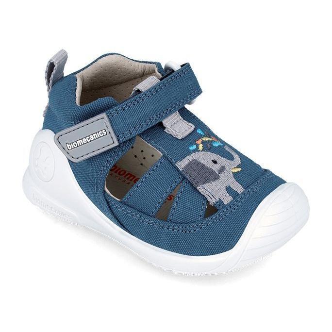 Biomecanics Jongens Sandalen 252229 - Leren Comfortabele Sandalen Met Klittenbandsluiting