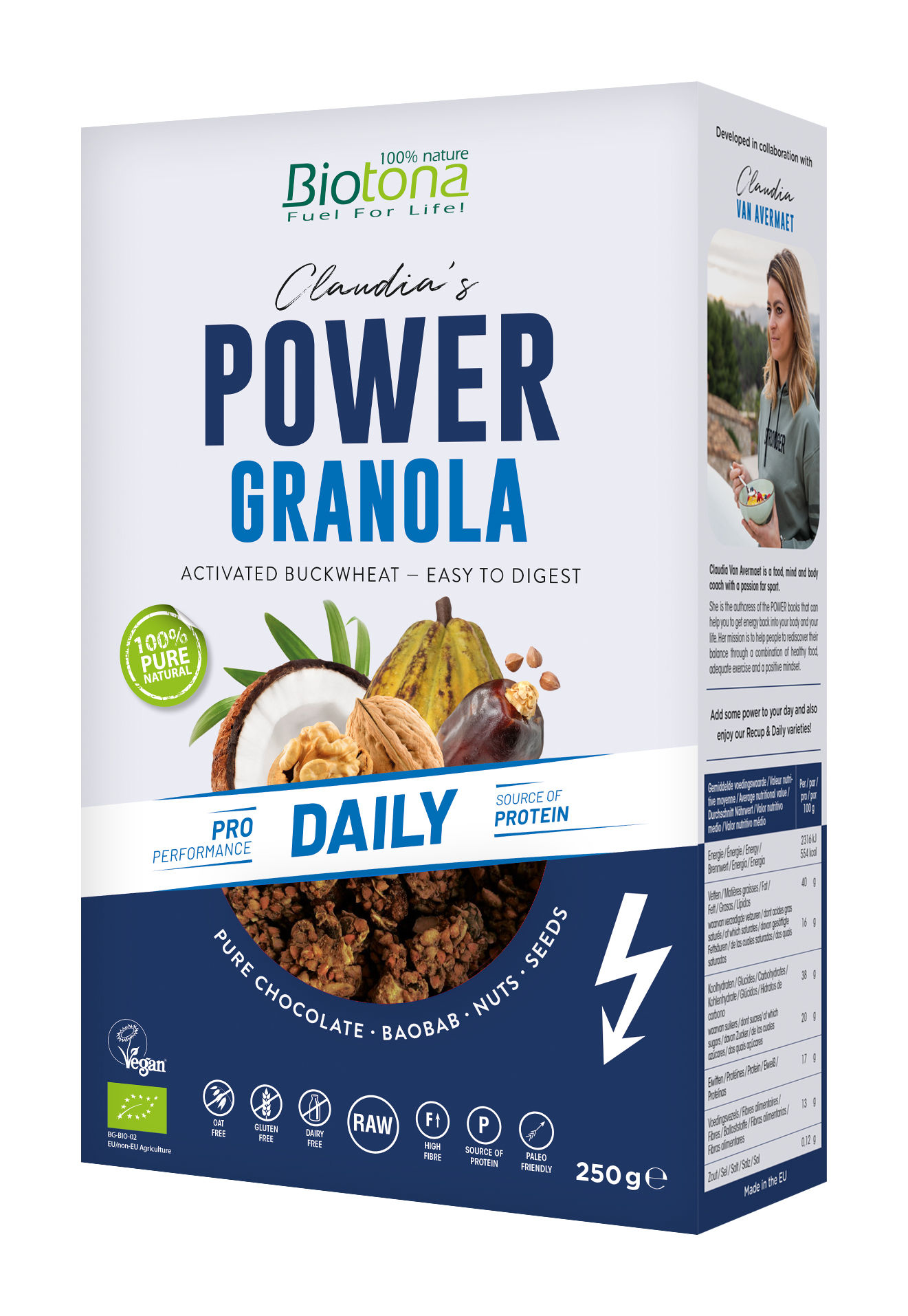 Power granola daily muesli Biotona Miravia