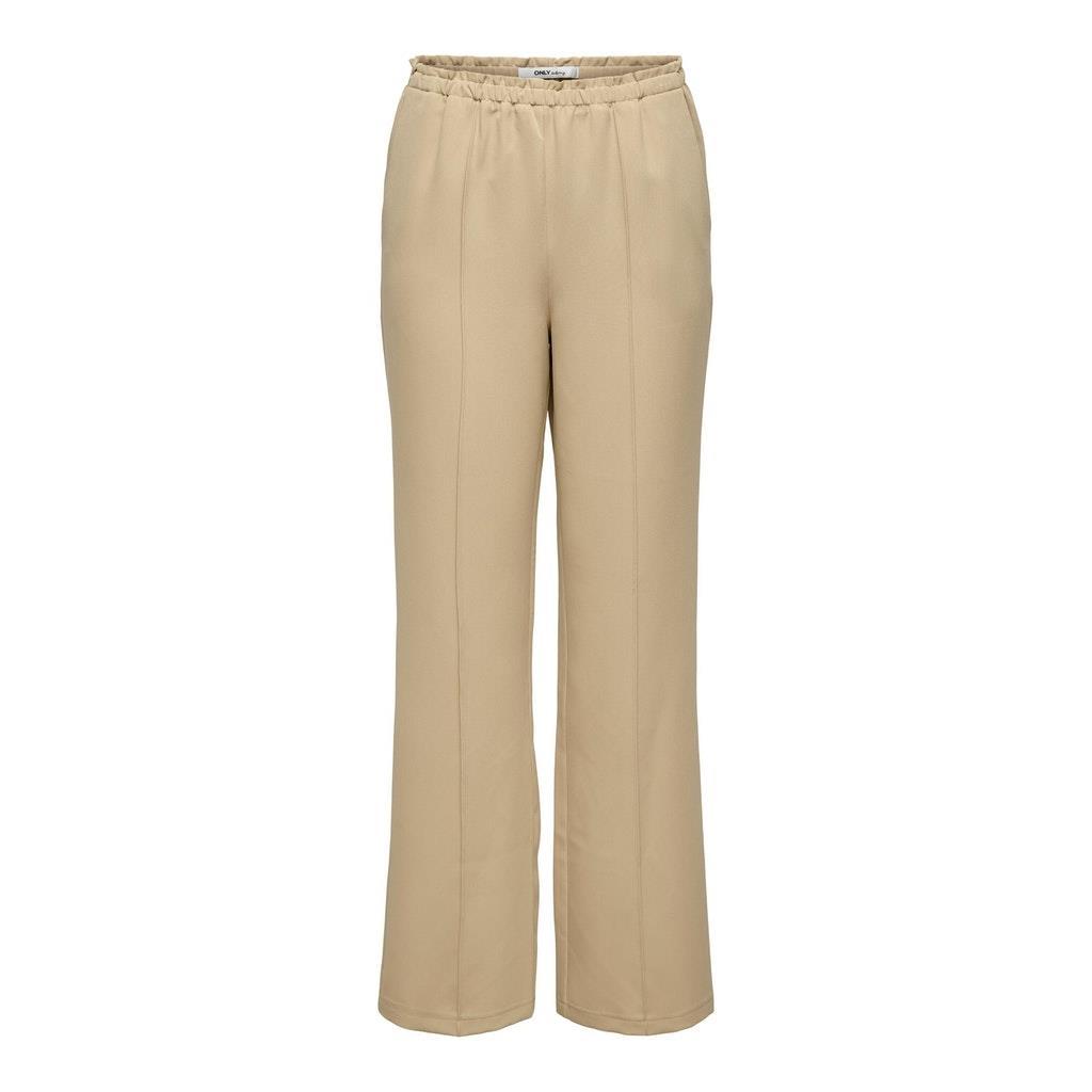 Kjøp Only ONLMAVIS MEL HW STR PANT CC TLR - Brushed Nickel Morning Dove Mélange