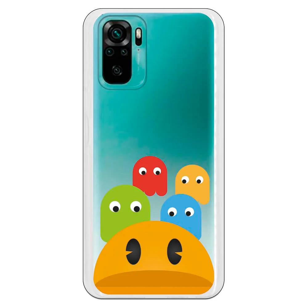 ALAMO Cover Effetto Sfumato Per Xiaomi Redmi Note 10 4G / Note 10S – Custodia Silicone TPU Traslucida Con Bumper Anticaduta, Rosa-Blu