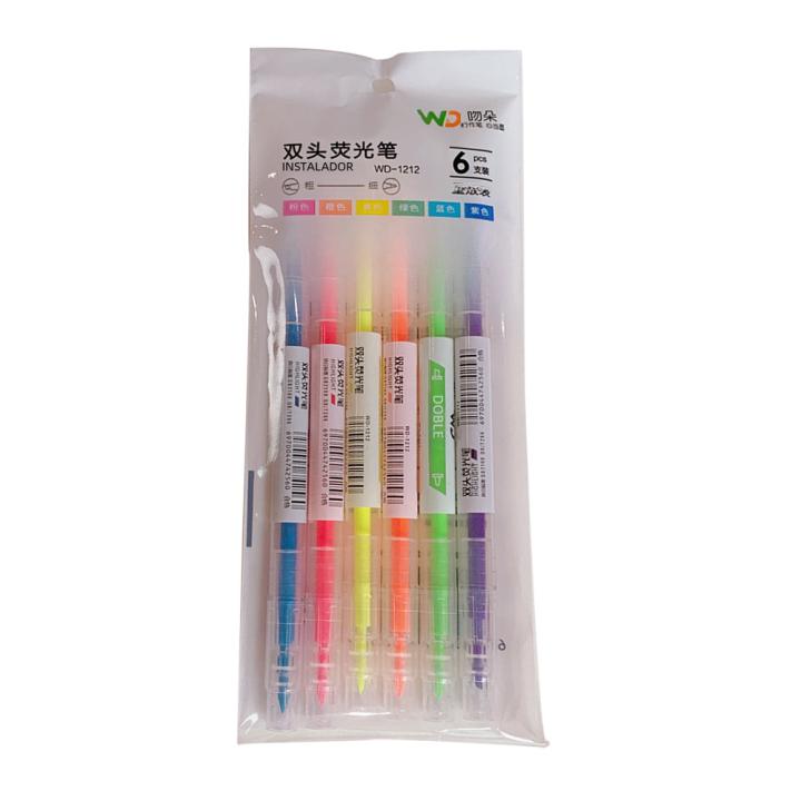 Xihbxyly Juego De Rotuladores Fluorescentes De 6 Colores Con Bordes Disenos Unicos Para Arte Creativo Versatiles Para Notas Y Albumes De Recortes Faciles De Usar Caja De Almacenamiento Portatil Xihbxyly Juego De Rotuladores Fluorescentes De 6 Colores Con Bordes Disenos Unicos Para Arte Creativo Versatiles Para Notas Y Albumes De Recortes Faciles De Usar Caja De Almacenamiento Portatil