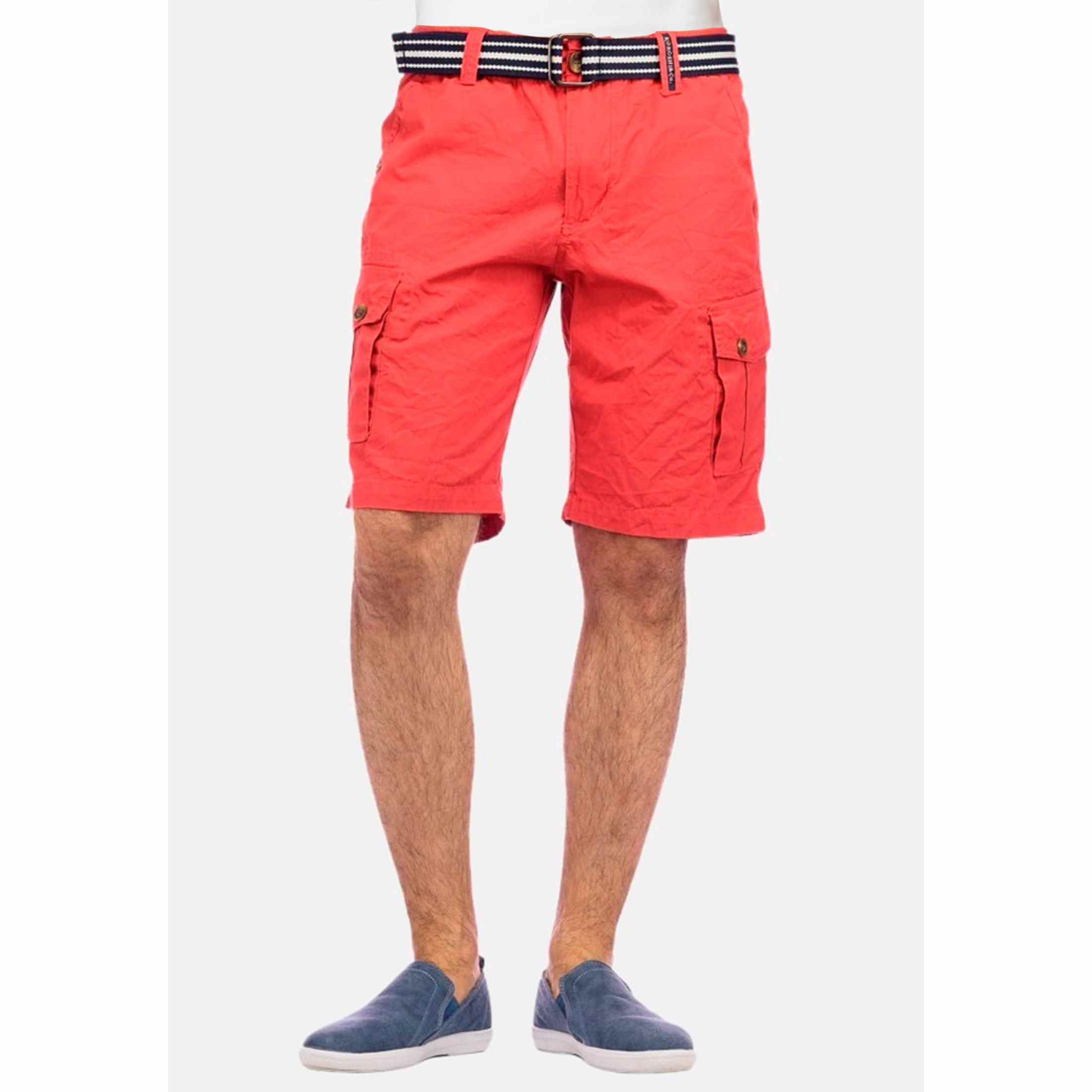 Shorts Cortos Para Mujer Koroshi - Acabado En Vuelta, Color Azul, Talla 34, Estilo Moderno Y Cómodo