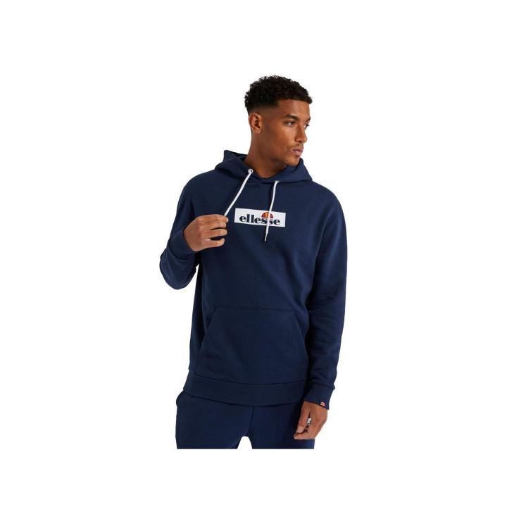 Chándal Con Capucha Ellesse Traccota Para Hombre - Color Navy, Conjunto Deportivo Cómodo Y Con Estilo