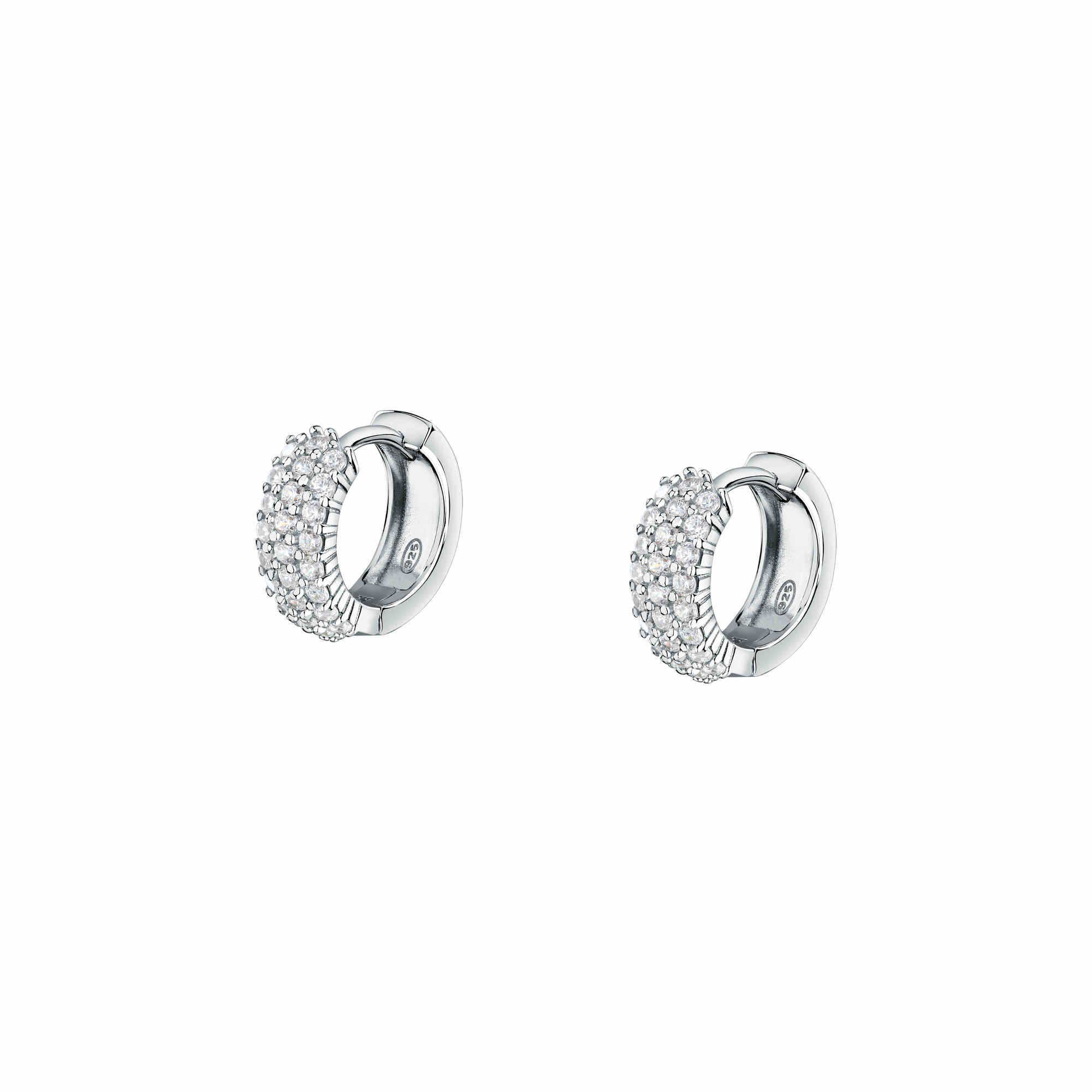 Pendientes De Plata Para Mujer Con Circonitas En Forma