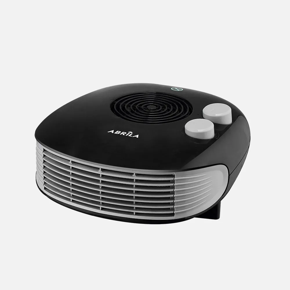 Termoventilador Horizontal Candil 2000w Negro 3funciones Termostato Reg. Piloto Luminico 2potencias 10x24,5x26,5cm - ABRILA