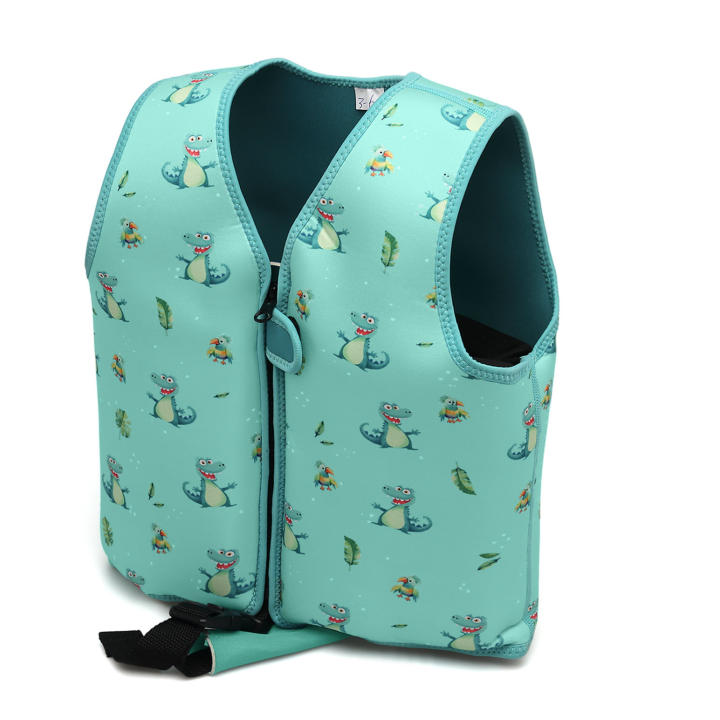Kiokids Gilet Salvagente In Neoprene – Design Animali, Per Bambini Da 12 Mesi A 6 Anni (Fino A 15 Kg)