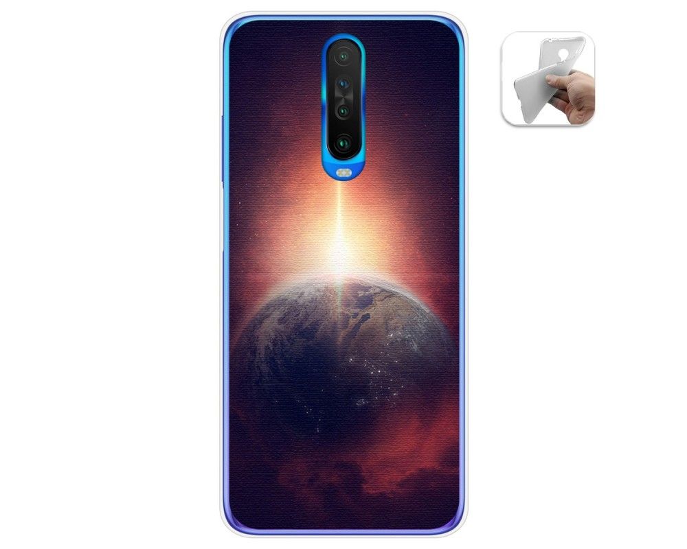 Funda Gel Tpu Para Xiaomi Pocophone Poco X Dise O Tierra Dibujos Miravia