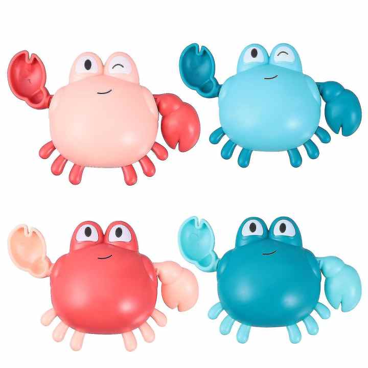 4pcs Bath Toys Spray Water Crab Toys Bathtub Toys Pool Toys For