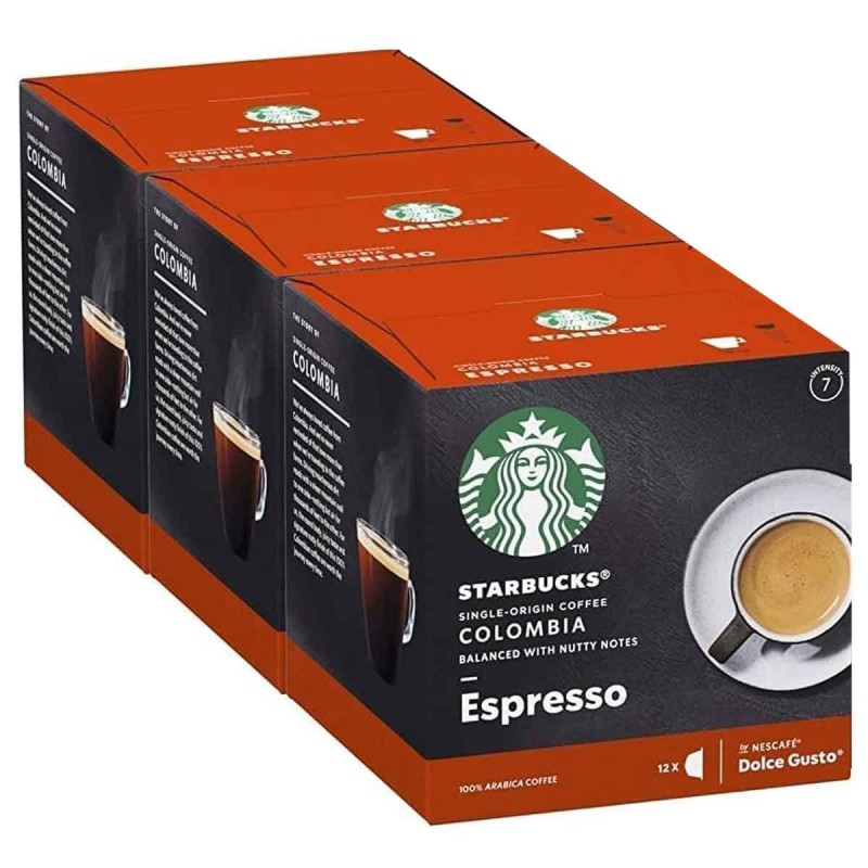 Espresso Colombia, 26 cápsulas Dolce Gusto® (formato ahorro) - Cafés Baqué