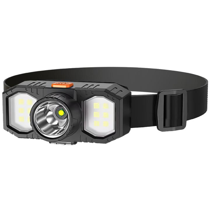 Faro COB Con Luz Trasera, Lámpara Roja, Recargable, Resistente , 5 + 3