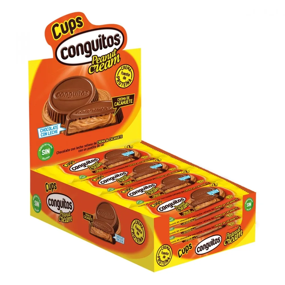 Conguitos Cups Estuche con 16 packs de Cups 2x34gr