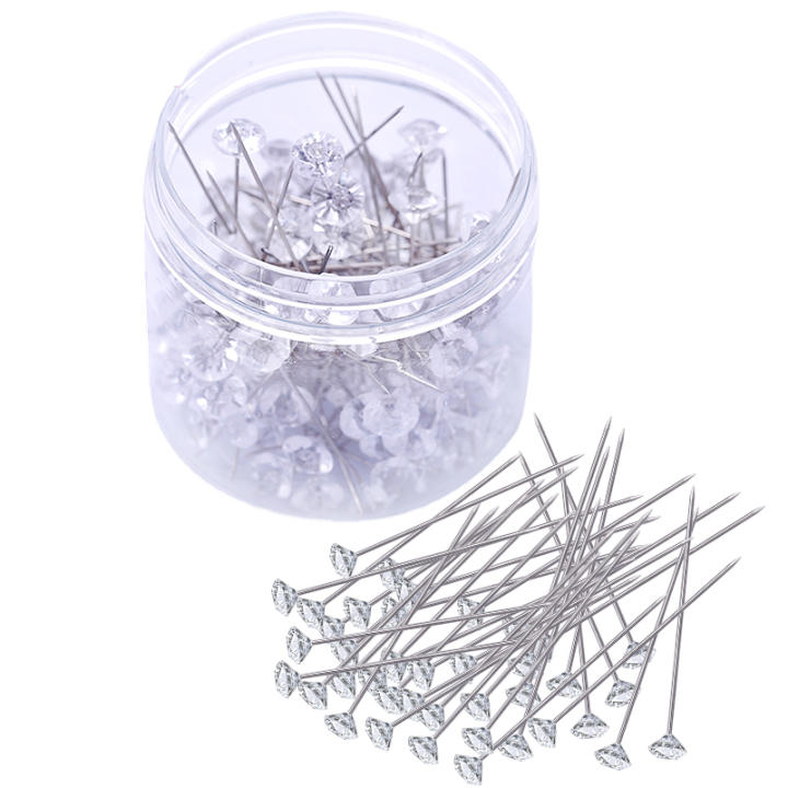 18 Rami Diamantati 5mm Su Filo Argento Per Matrimonio E Craft - Steli Fiorali Decorativi Con Cristalli Per Centrotavola E Torte