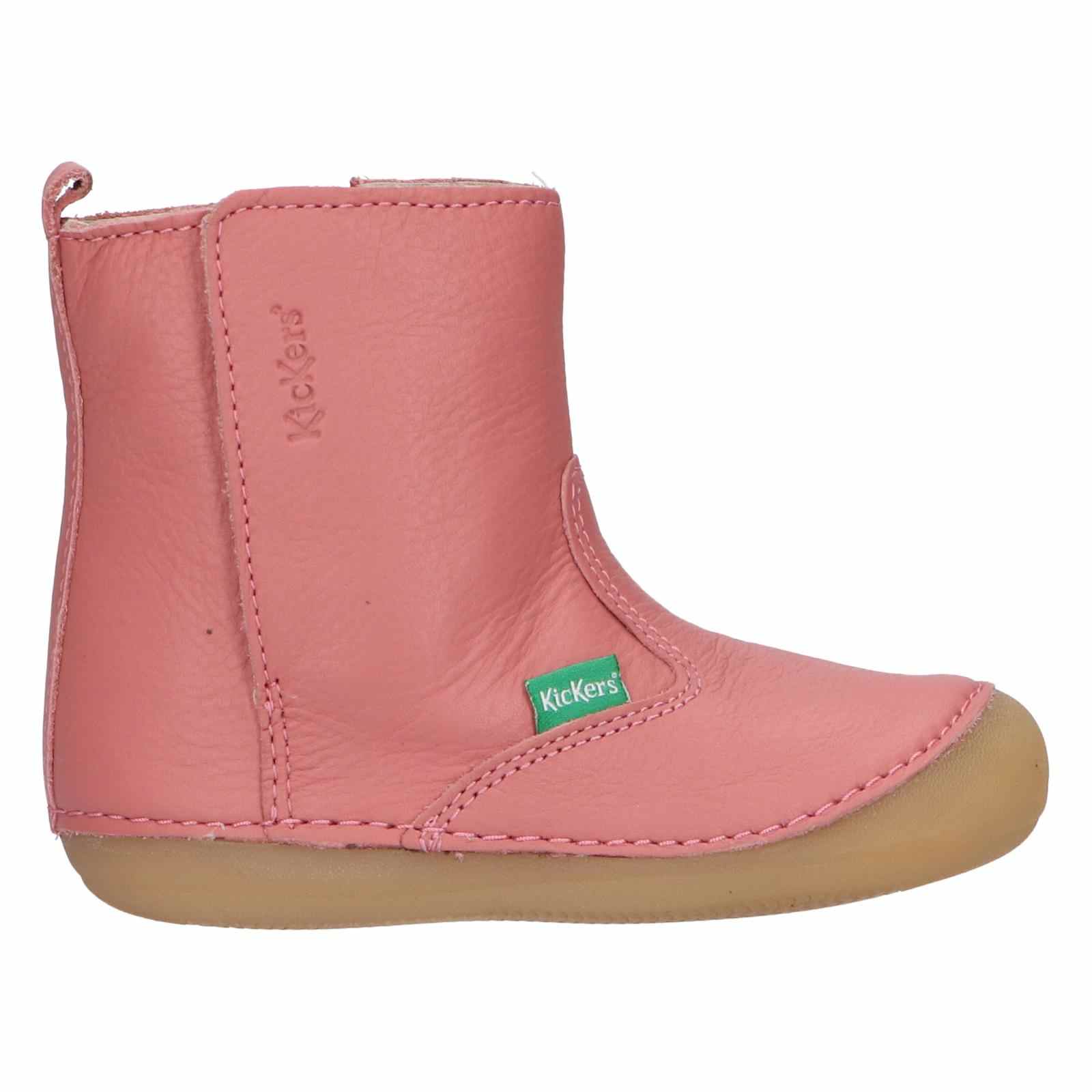 Babies cuir Kickers Ambellie | Okaïdi & Obaïbi