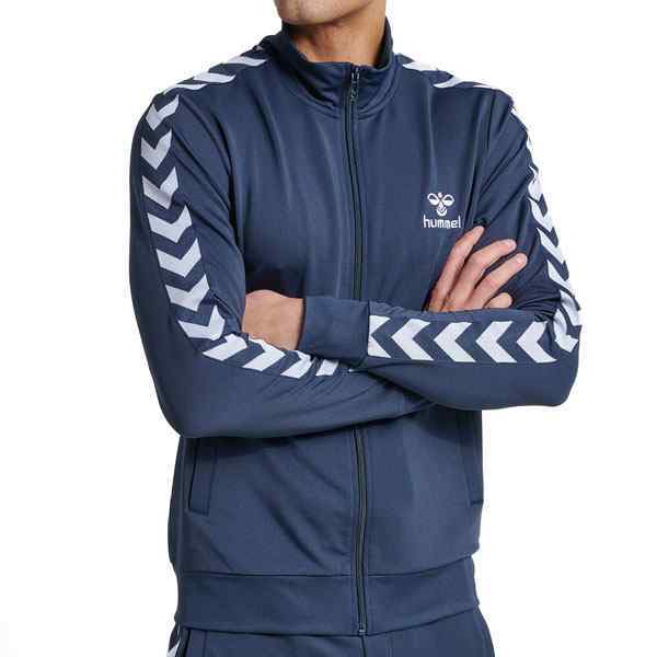 Hummel Lead Veste - Bleu Marine/Vert