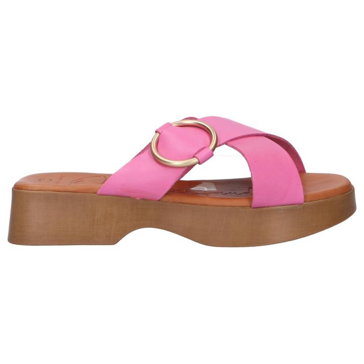 Sandalias Plataforma Brighton Para Mujer – Material SOFTLIGHT Ultraligero, Color Fucsia, Talla 38