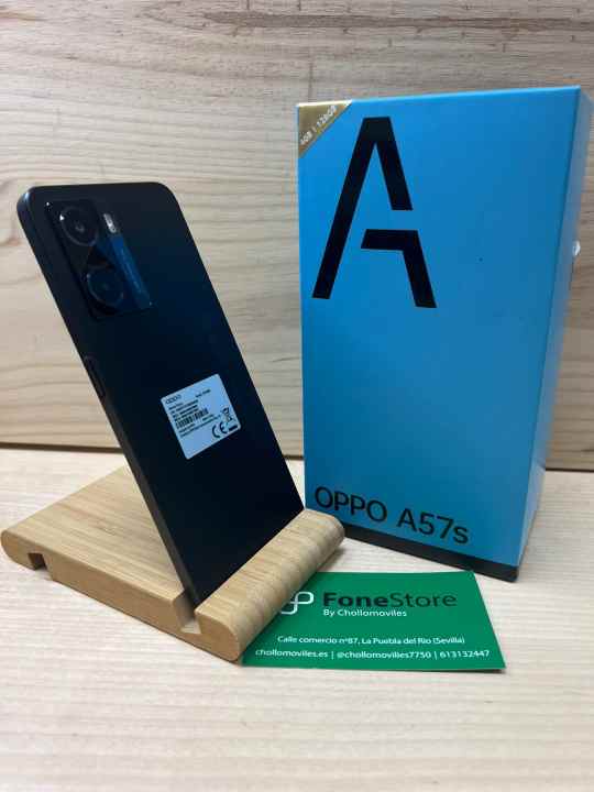 OPPO A57s - Smartphone Libre, 4GB+128GB, Cámara 50+2+8MP, Android, Batería  5000mAh, Carga Rápida 33W - Azul : : Electrónica