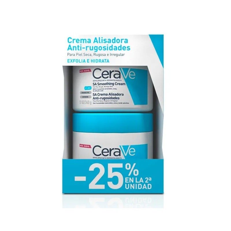 CERAVE SA Crema Alisadora Anti-Rugosidades DUPLO 2x340g | Miravia