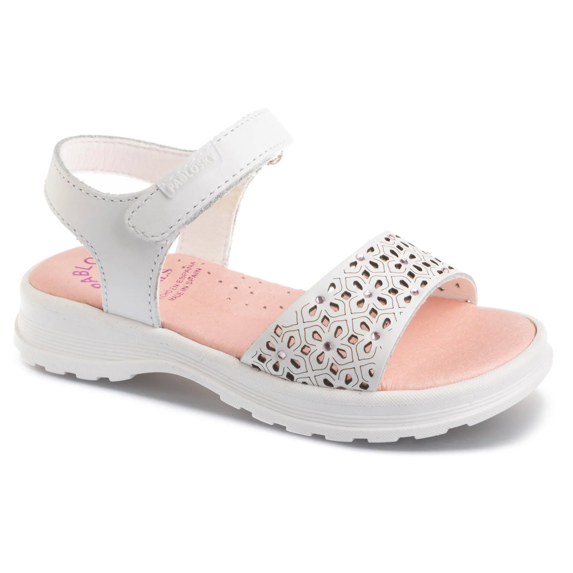Sandale Pablosky Polina 440602 - Plateforme Confortable - Semelle SUPERFLEX - Fabriquée En Espagne - Pour Enfants - 10