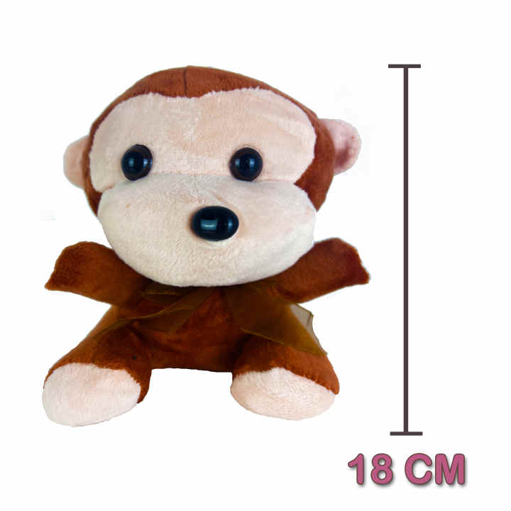 Peluche de Mono, 18 CM, Estilo Clásico