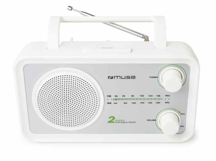 Muse - M-025 RW radio Portátil Analógica Blanco