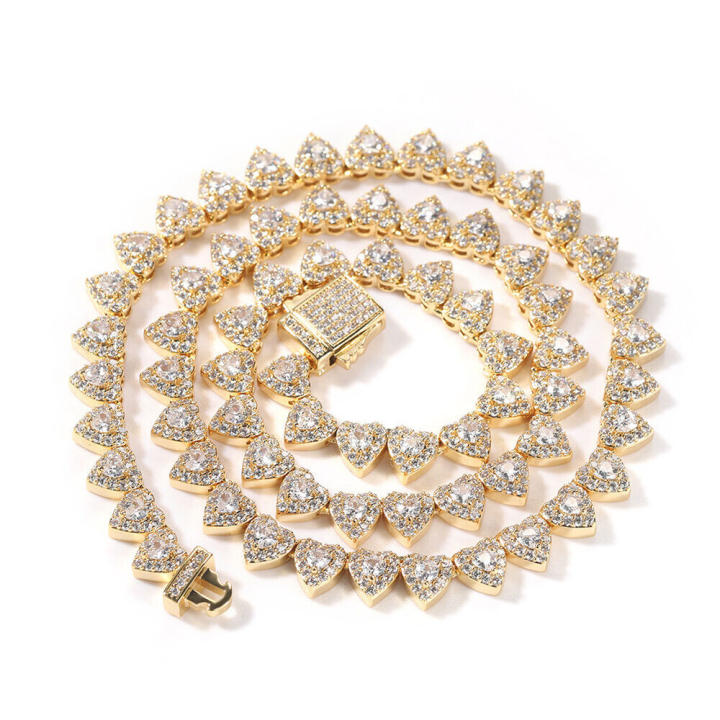 Collar Gargantilla Tipo 'Tennis Chain' - Bañado En Plata - Con Cristales CZ - Ancho 5mm - Estilo Hip Hop