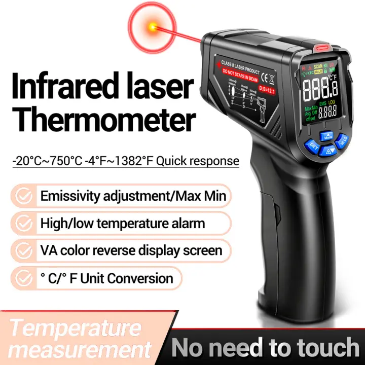 TH06 Digital Infrared-Laser Temperature-Gun Thermometer -20℃~750