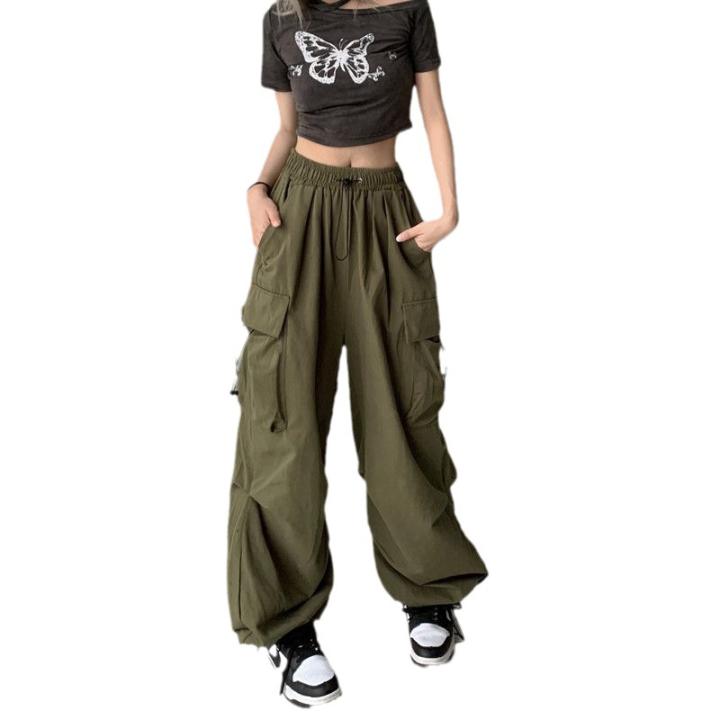 POHADON Pantalones Cargo Holgados Para Mujer, Corte Holgado
