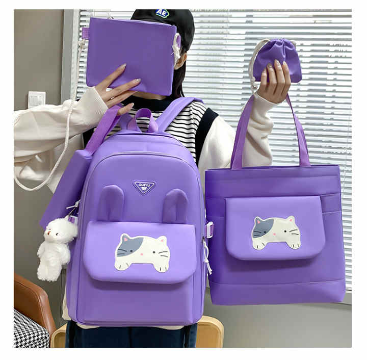 Mochila escolar para niñas, lindas mochilas para niñas, bolsa de escuela  primaria para adolescentes, bolsa de libros degradada para niños con