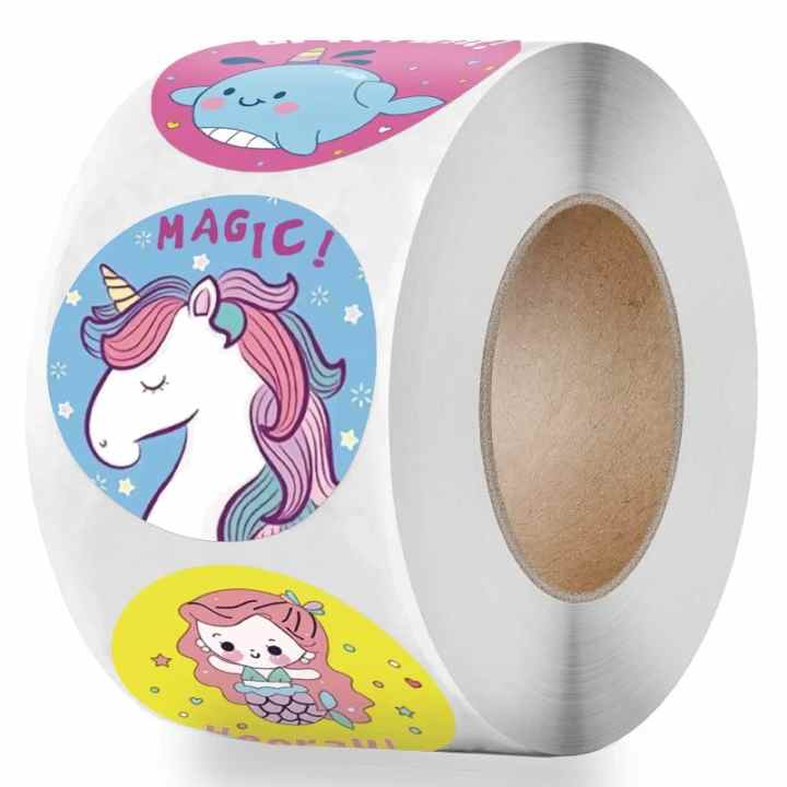 Pegatinas De Rompecabezas DIY Para Niños, Dibujos Animados De Unicornio