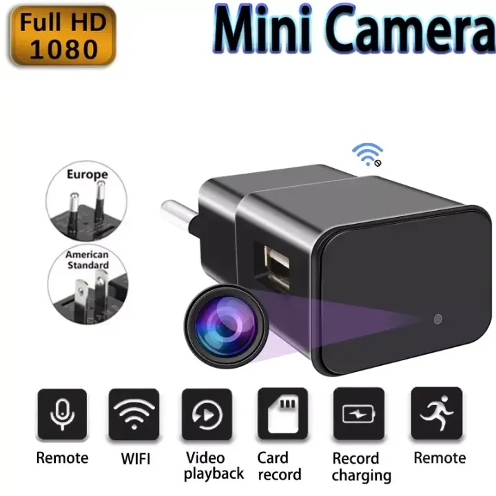 Banco de energía con mini cámara HD invisible Memoria No incluido