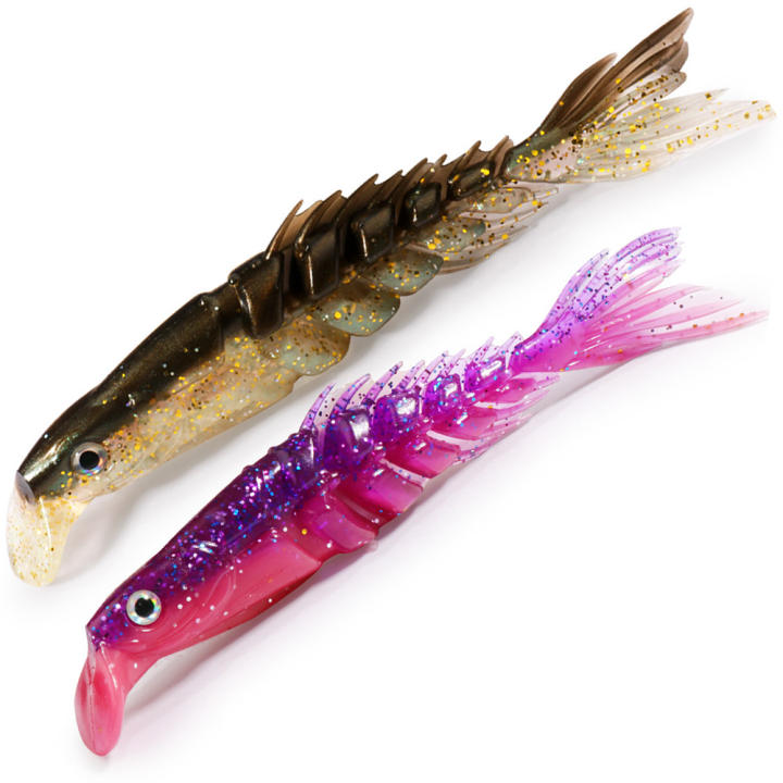 Señuelos De Pesca Con Mosca - Kit Camarones Ice Red-Eye Streamer Para Trucha Y Lubina (5 Unidades)