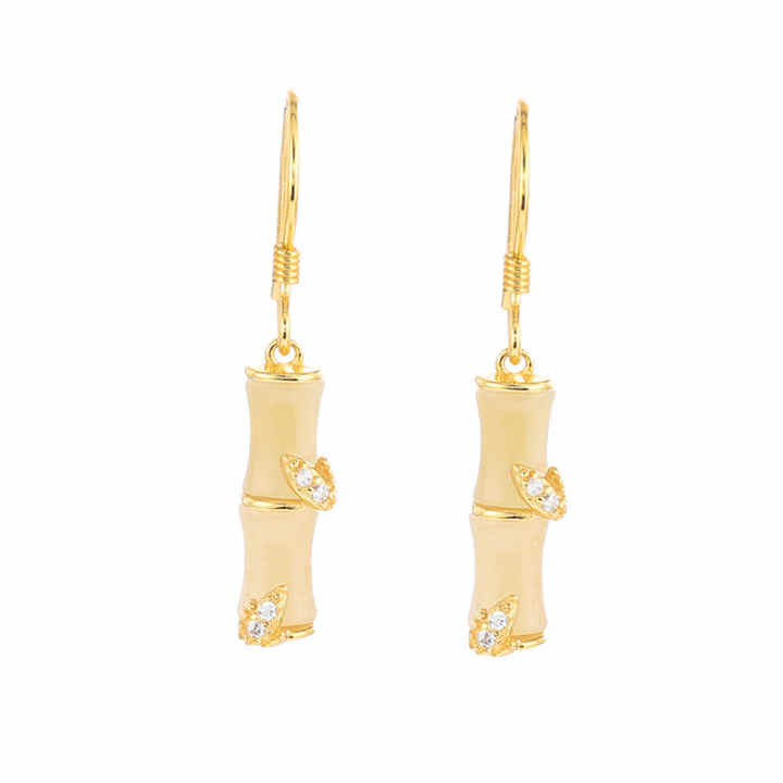Pendientes De Oro De 18 Quilates Con Flor De Oro Blanco - 6 Mm | Falomir