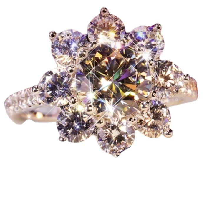 Las Mejores Ofertas En Anillo De Diamante Creado En Laboratorio Eternidad Anillos Finos | EBay