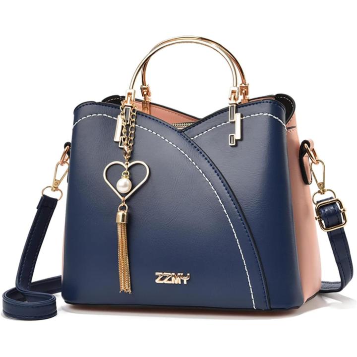 Bontebian Orthomode Annamae - Trendige Handtasche Fu00fcr Damen (L,Schwarz