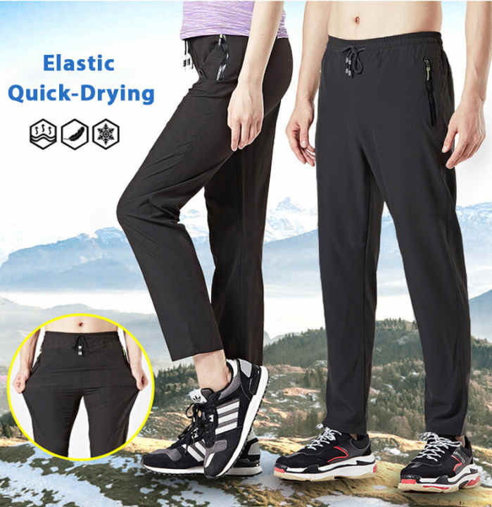 Comprar Pantalones de senderismo de secado rápido de verano para hombre,  pantalones de Trekking transpirables para deportes al aire libre, pantalones  de escalada de montaña para hombre
