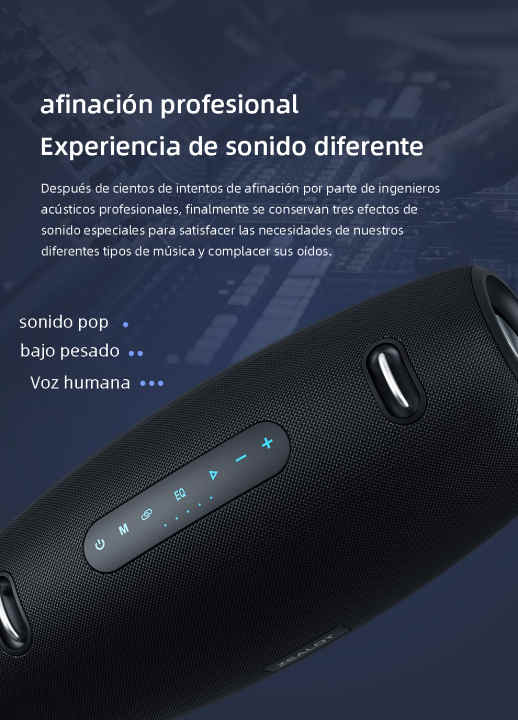 Altavoz Bluetooth Portátil Resistente al Agua Zealot S51 PRO 40W